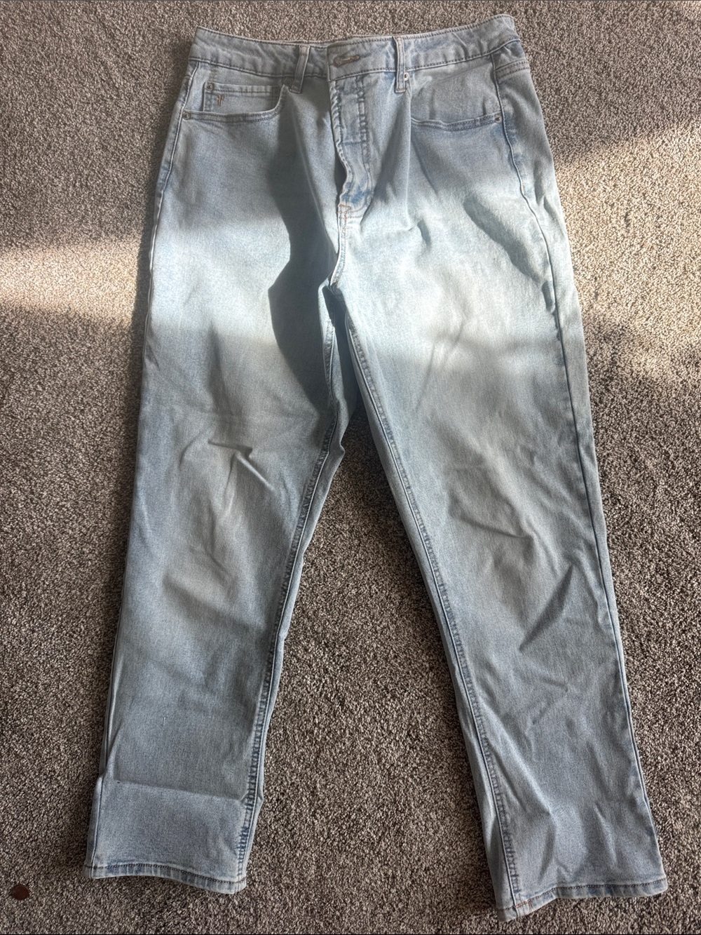 Frye Light Blue Straight-Leg Women's Jeans